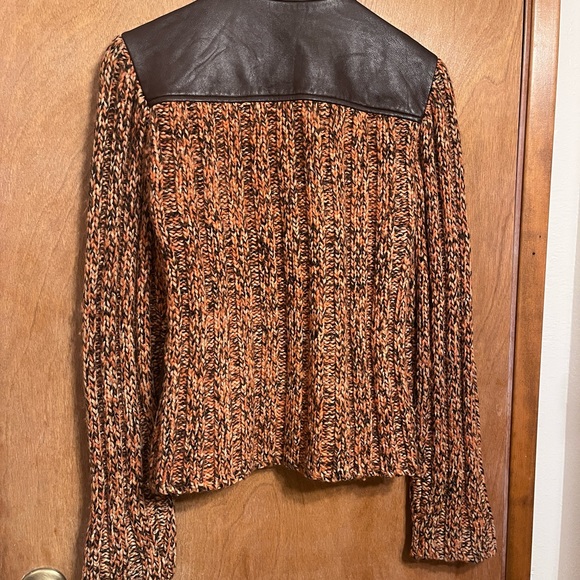 Cama Sol Leather Sweater - Picture 3 of 5